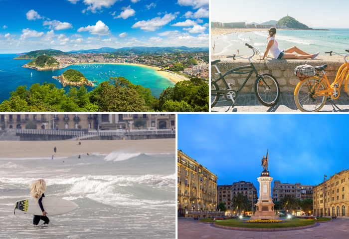 San Sebastian Collage Sprachaufenthalt Frischknecht 2018